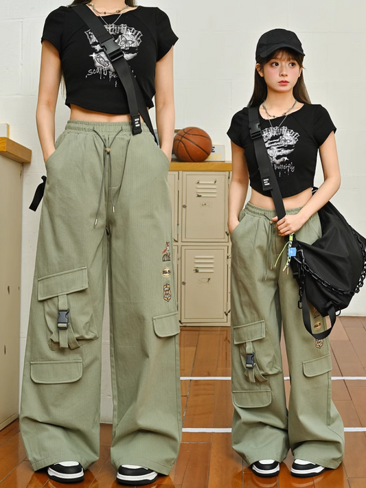 Zootopia Grüne Nick Cargohose mit hoher Taille