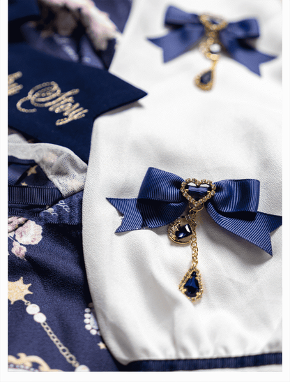 Colors 5 Kei Jirai Celestial Moon  Star Gemstone Collection Bowknot Hairclips