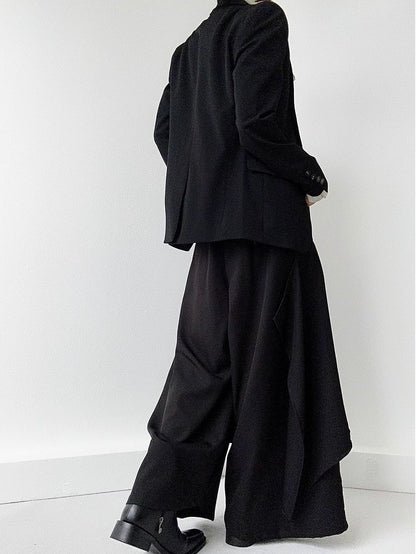 Shoulder Functional with Unisex Pads Lolita Ouji Black Blazer