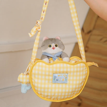 Süßes Plüschtier/Anhänger in Katzenform