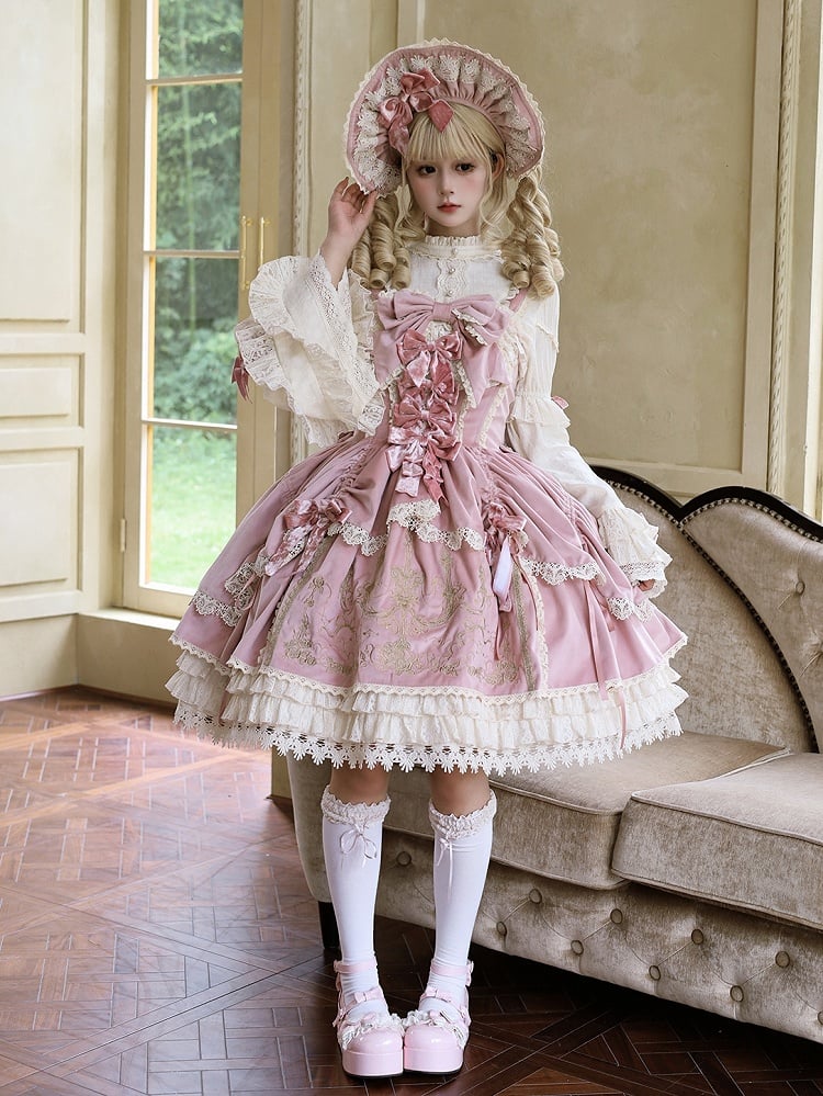 Multi-Color Lolita Bonnet by Bramble Rose