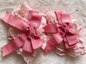 Pink Hat Cuffs / Mini Wrist