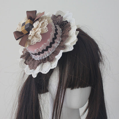 Cake Hat Pink Chocolate Mini