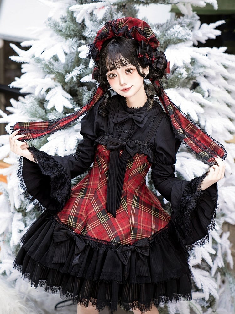 Weiß / Rot / Blau Schwarz Abnehmbare Hasenohren Mütze