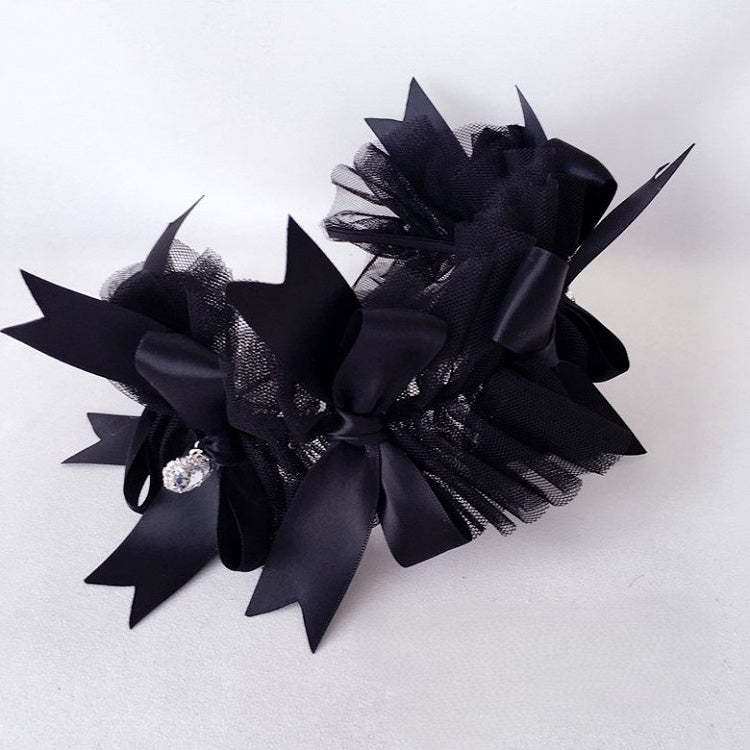 with Black KC Rhinestone Gothic Heart Lace
