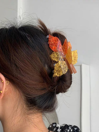 Y2K Blätter Design Krallenklammer