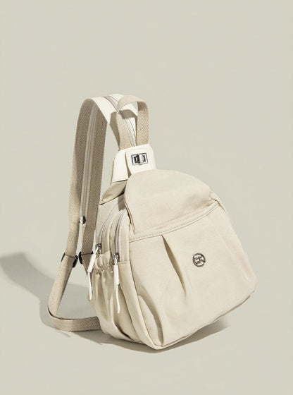 Backpack Bag Canvas Shoulder Casual Colors Travel 5