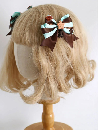 Lolita Hairclips Chocolate Accents) Mint (Cookie