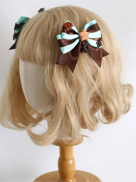 Lolita Hairclips Chocolate Accents) Mint (Cookie