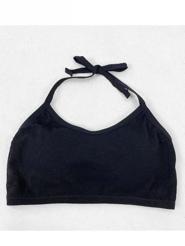 Y2K フリルとドレスキャミ付き ブルーキャミソール ブラックカスケードトリムスカート グラマラスハイロー