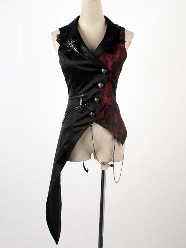 Black Gothic Vest