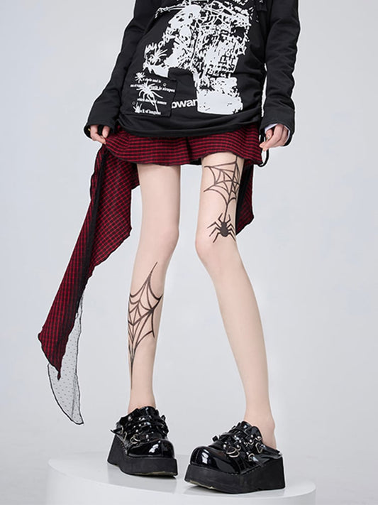 Web Design Gothic Tattoo Tights Nude Spider