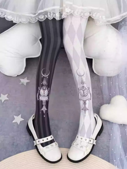 ミグナイト シロウス ダイヤモンド ラティス 太ももストッキング