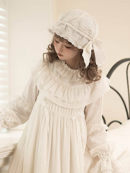 Shiro Lolita Baby Hat - sanshanjiu