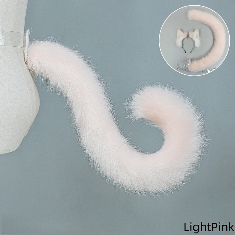 Lolita Cute Tail Colors Faux 8 Fur Kitty