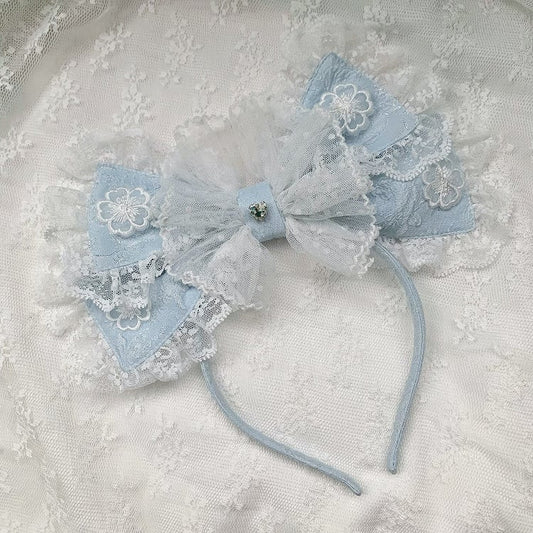 Weiß / Rosa / Blau / Grün Bowknot KC