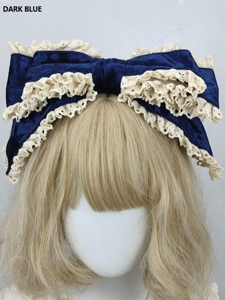 Big Trim 13 Lace Options Bow Velvet KC