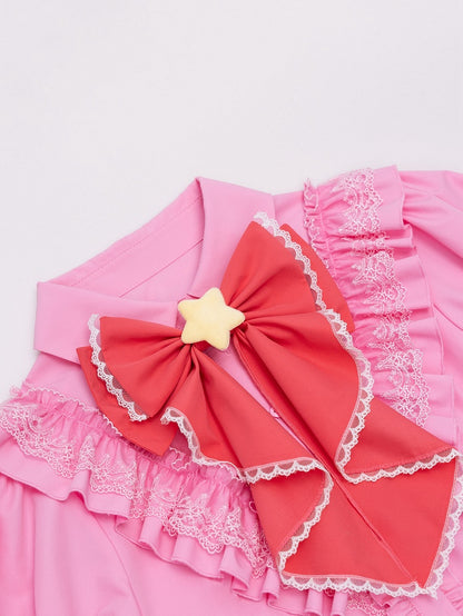 Yellow Star Red Bowtie - Magical Girl - DevilInspired Exclusive Collection