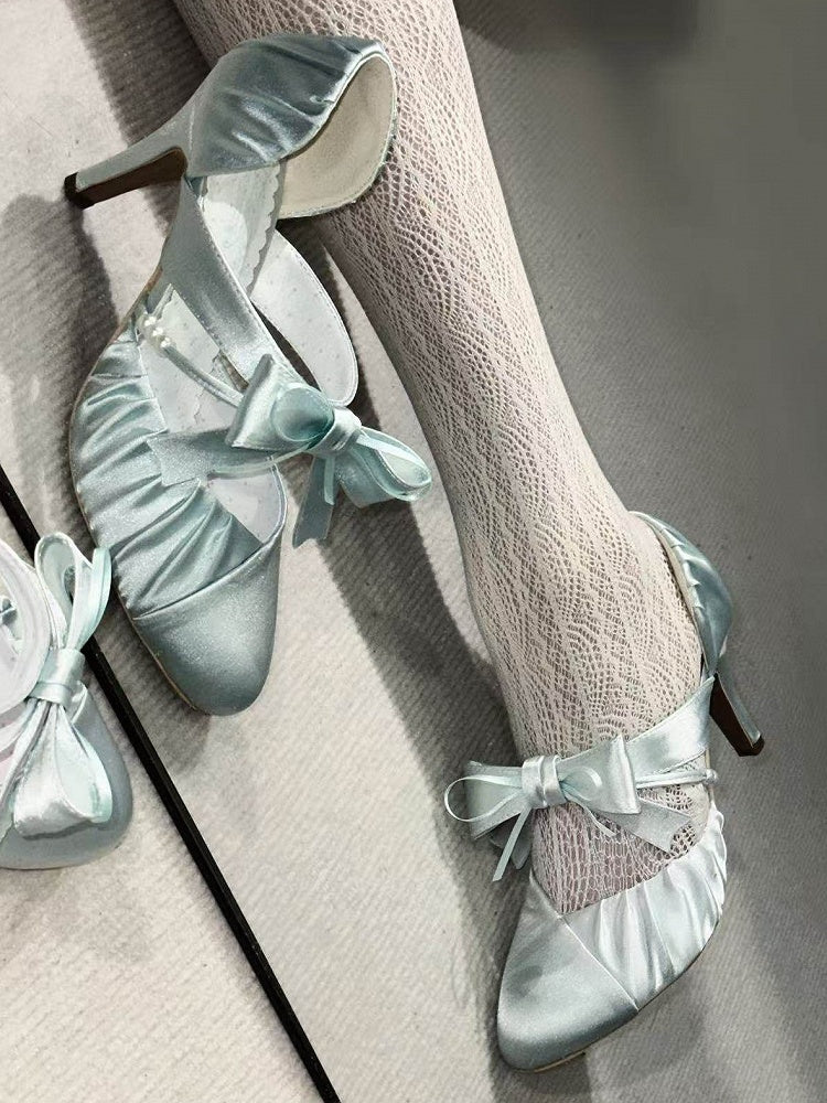 Toe Pointed Elegant Turquoise - Lolita Janes Mary