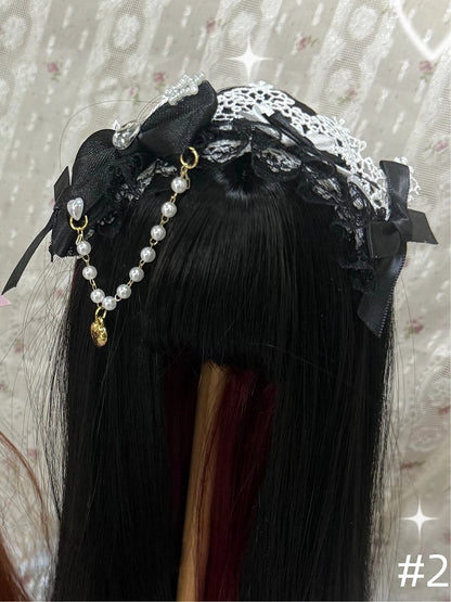 Doll Fashion Lace 3-color Hair Hime Gyaru Accessories - BJD