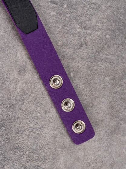 Cross Gothic Chain Purple Pendant Heart And Choker