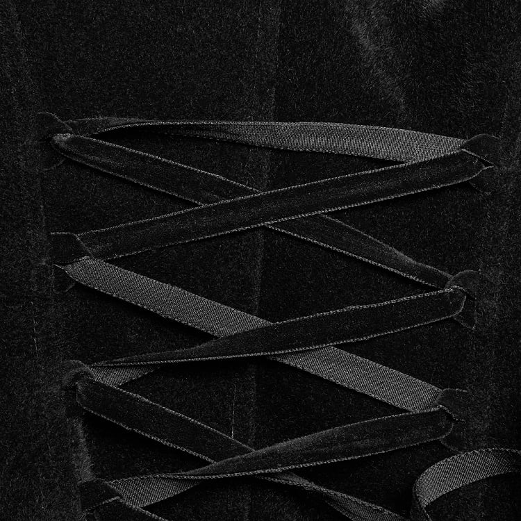 Gothic Long Gorgeous Coat Black Vintage