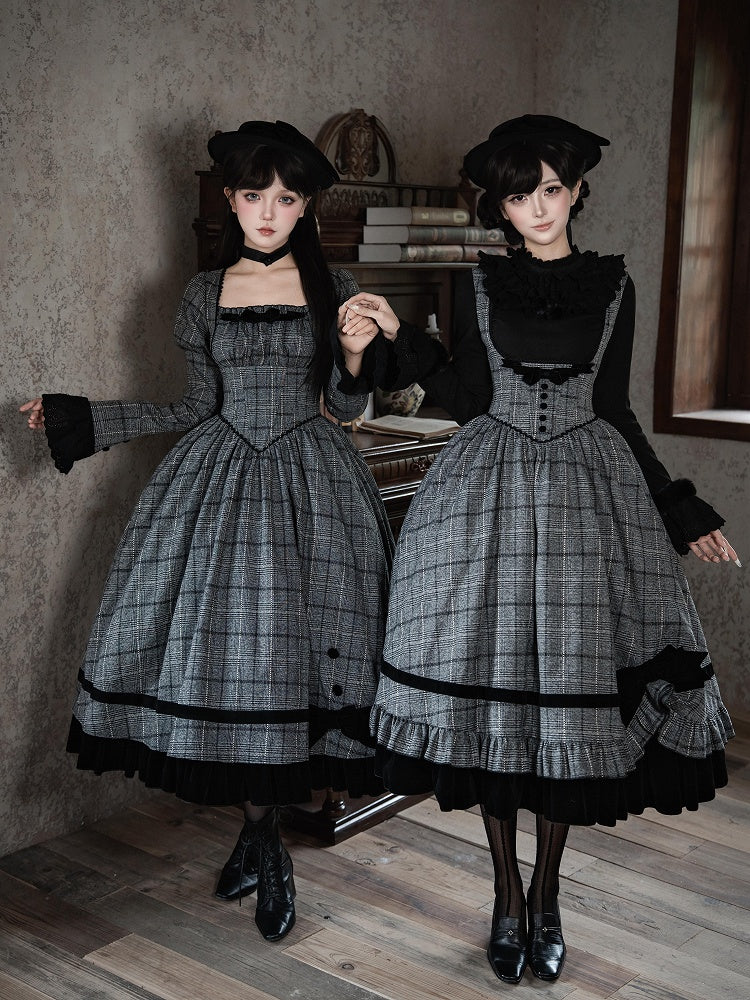 Black with Accent Lolita Bow Hat Top Elegant