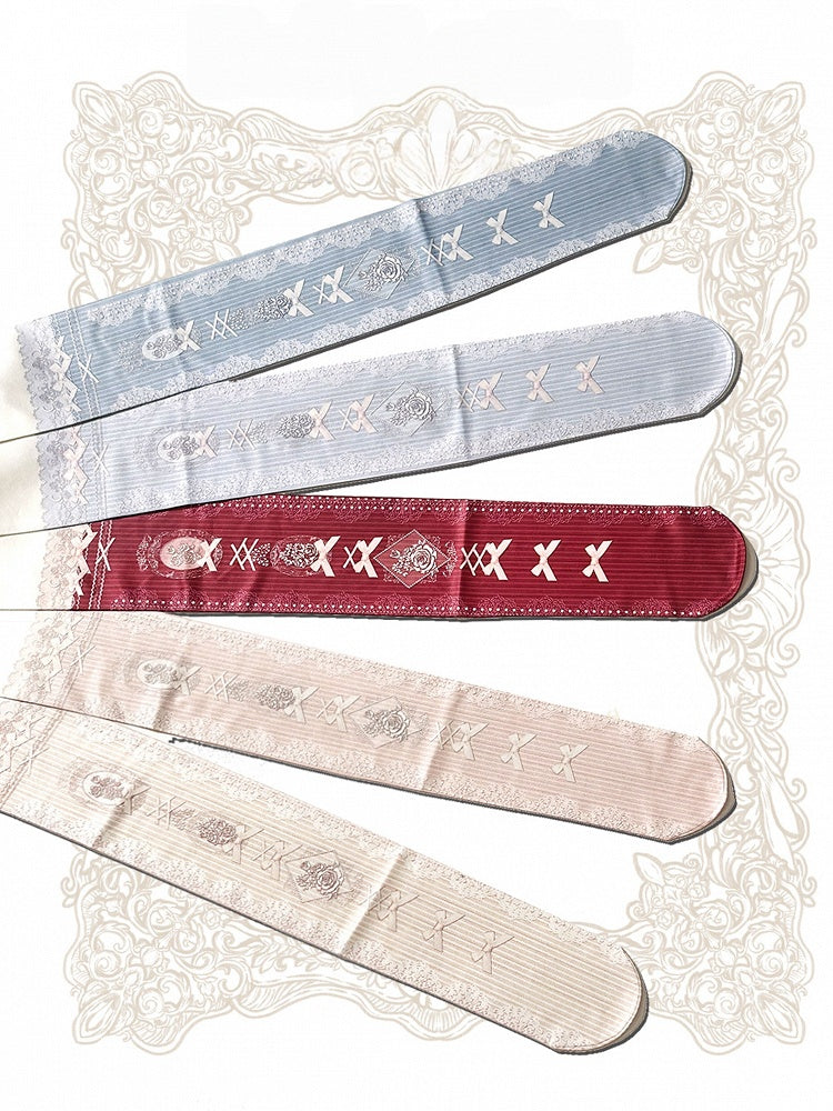 Lolita Tights Colors Bowknot Print 5 Floral