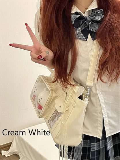 Kawaii Display Colors 2 Bag Window Ita with Crossbody/shoulder