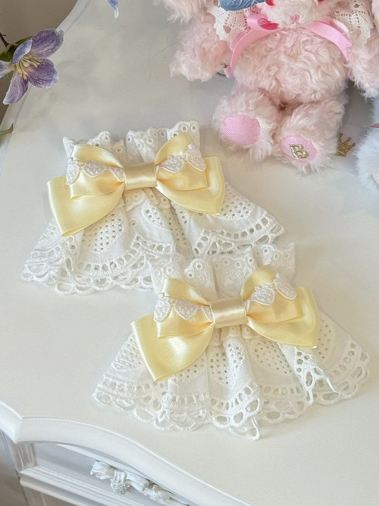 Cuffs Wrist Design 8 Strawberry Color Bowknot Options