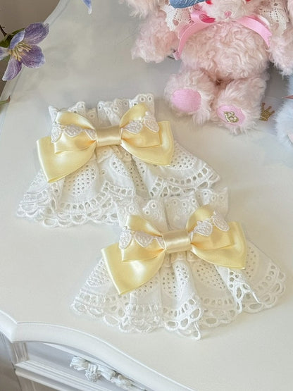 Cuffs Wrist Design 8 Strawberry Color Bowknot Options