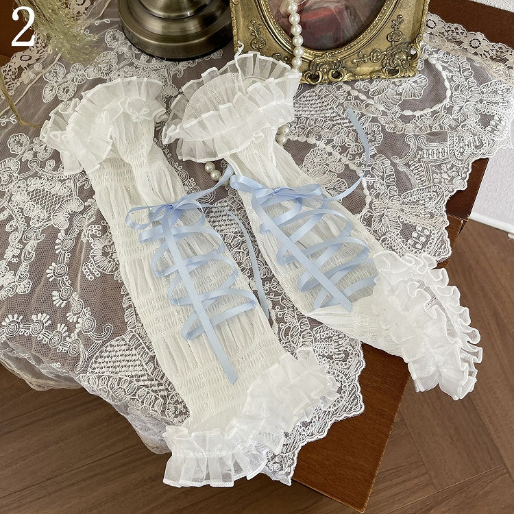 Lolita Lace-up Options Sleeves 5 Bowknot Details
