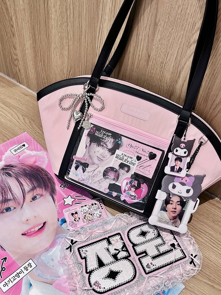 BlackPink Bag Fächerförmige Schulter Ita