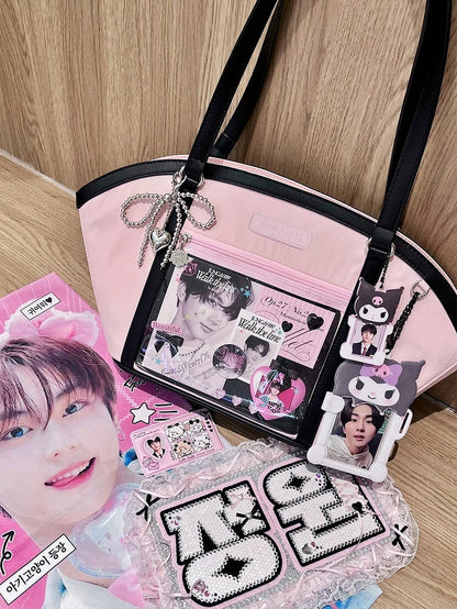 BlackPink Bag Fächerförmige Schulter Ita