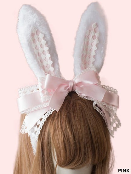 Sweet Bunny Ear KC Color Options Lolita 21 Bow