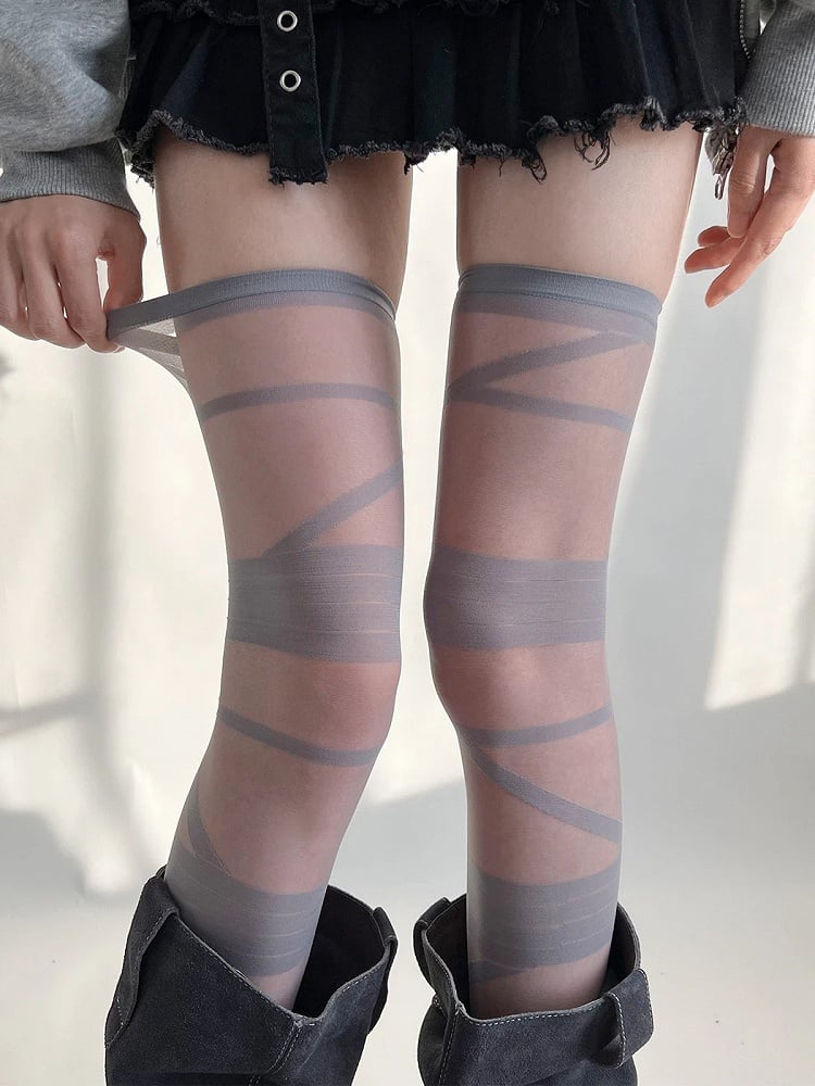 Stockings Colors) Style Extended - Bandage (3 Length Over-the-Knee