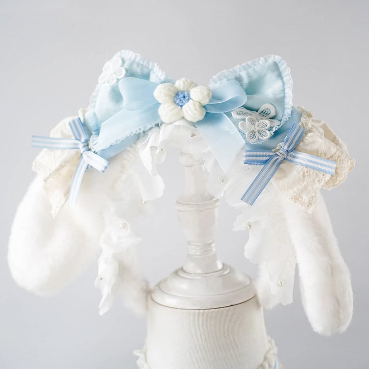 KCブルー/スイートピンクの蝶結び