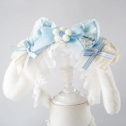 KCブルー/スイートピンクの蝶結び