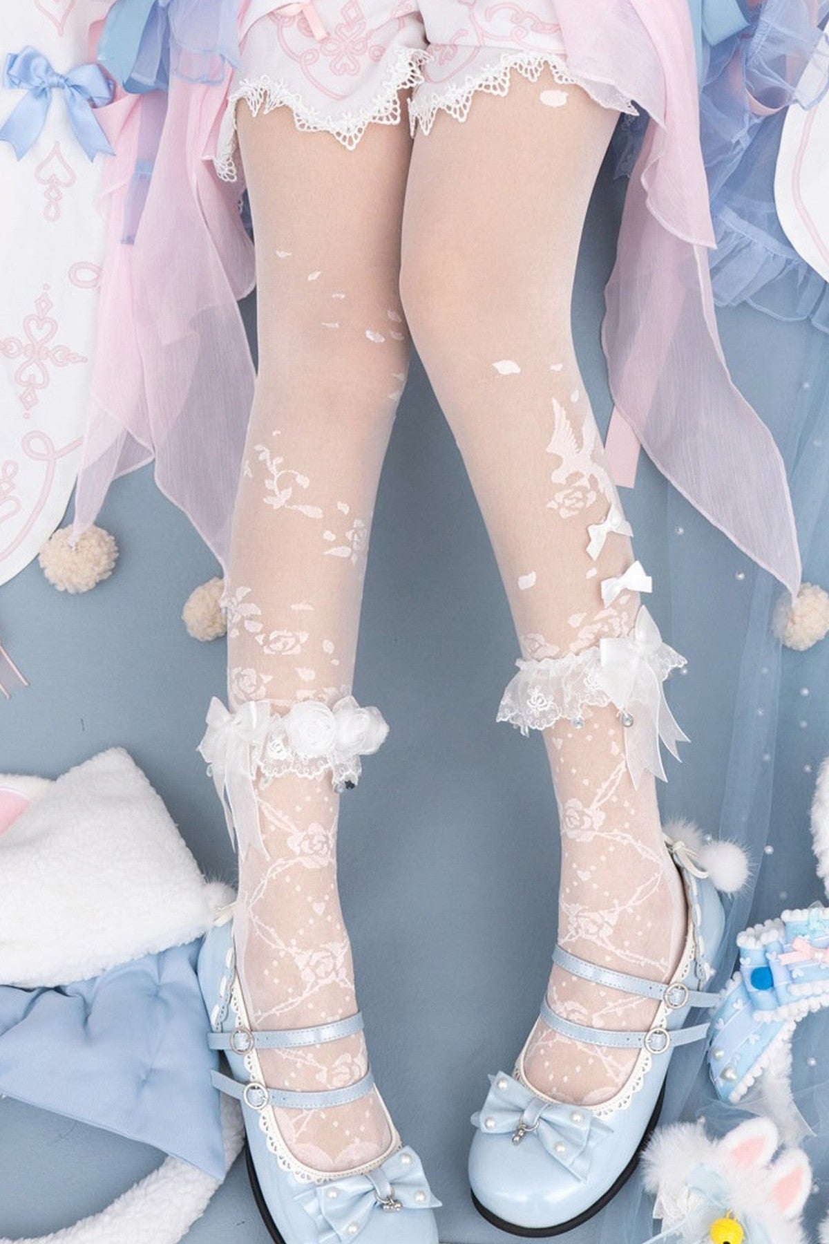 Nightingale and the Rose Bridal Tights