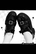 Cross Romance Platform Loafers Shoes