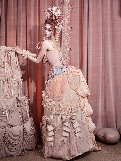 Long Drape Bustle Train with Hip Pad - Blood Supply