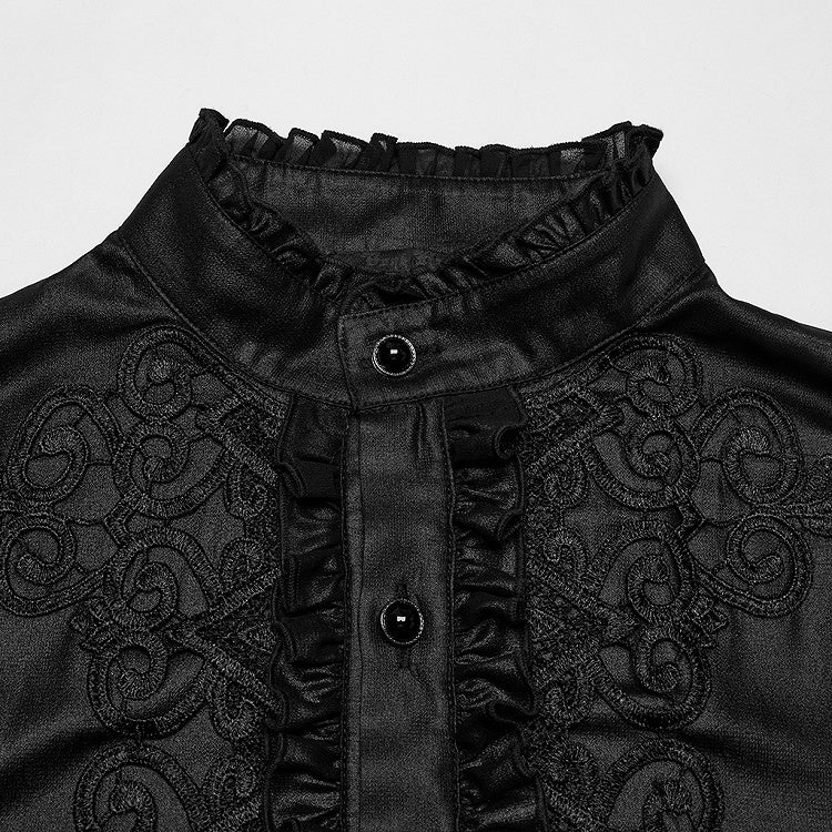 Black Men's Gothic Shirt