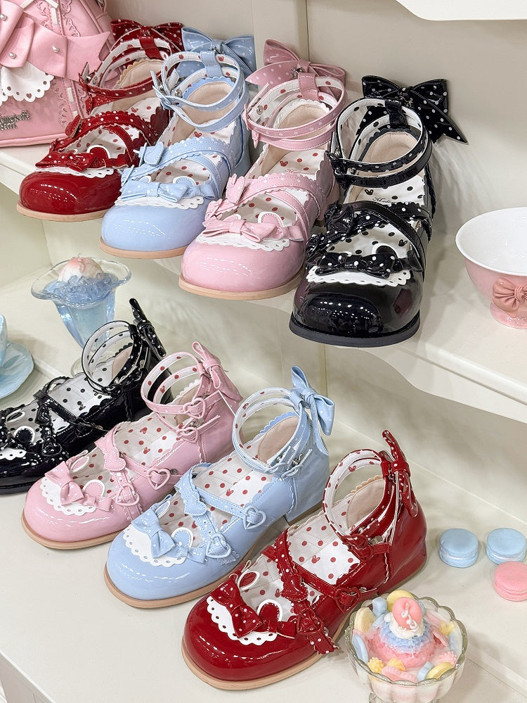 Blue Jane Lolita / Shoes Black Red Pink Sweet Mary