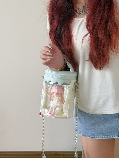 Transparent Window Cake Theme Bag for Cotton Doll - QIANYIBO