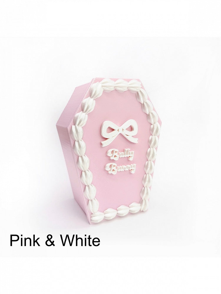 Kawaii 3D Printed Box with Bowknot Accent - Bully Bunny