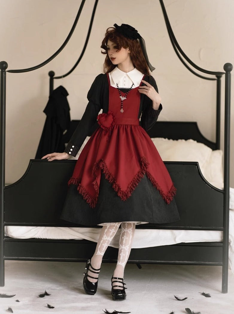 Apron Suspenderskirt Gothic Brooch Lolita Brooch
