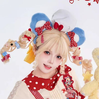 Puppy's Toy House Creamy High Waist Sweet Lolita JSK / Full Set