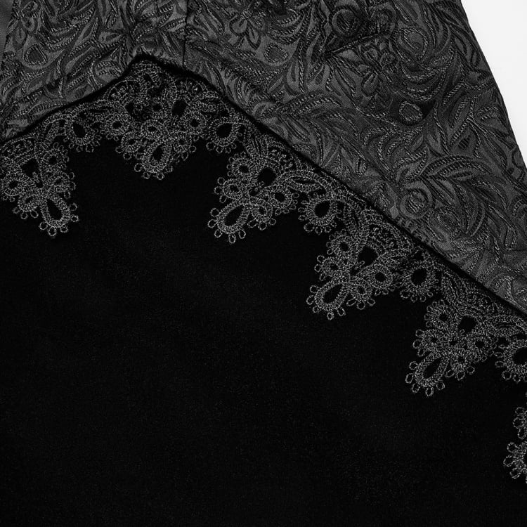 ブラックゴシックゴージャスロングコート