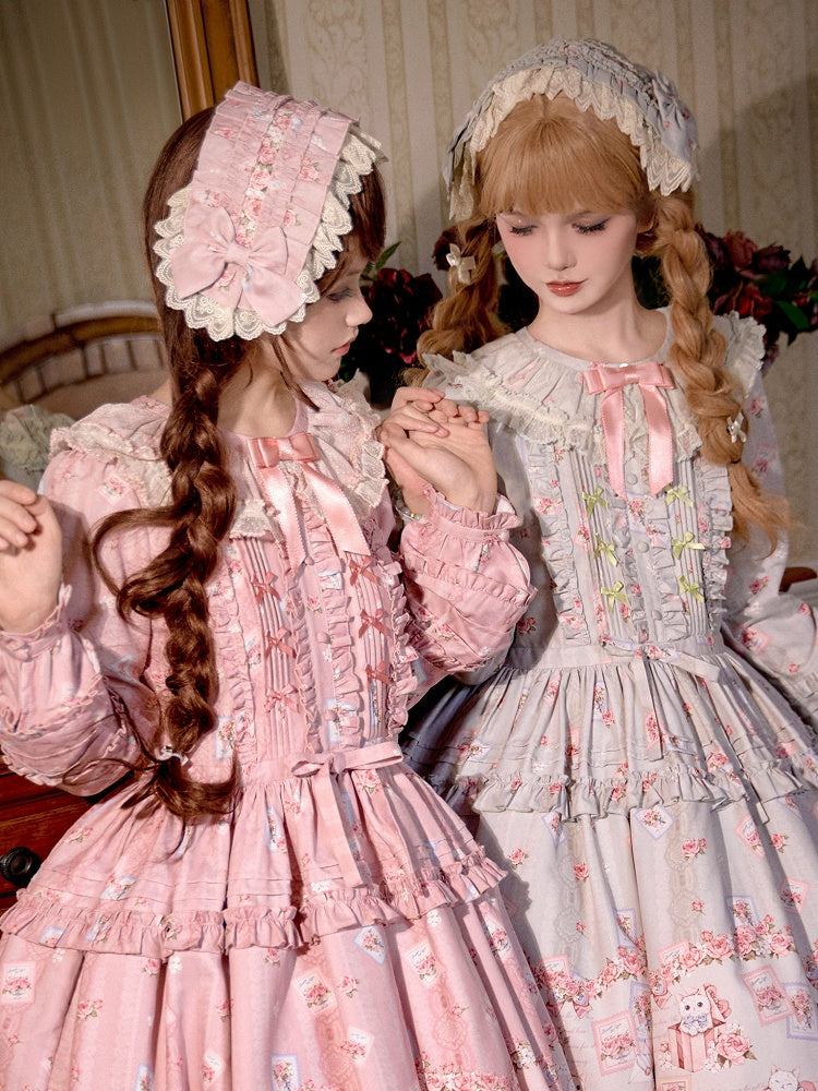 Floral Print Pink / Green Hairband