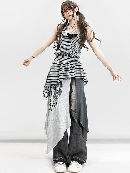 Detail Top Cami Glamorous Black Bittersweet Spiderweb